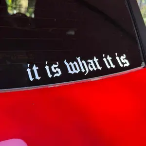 IT IS WHAT IT IS decals! Multiple colors available