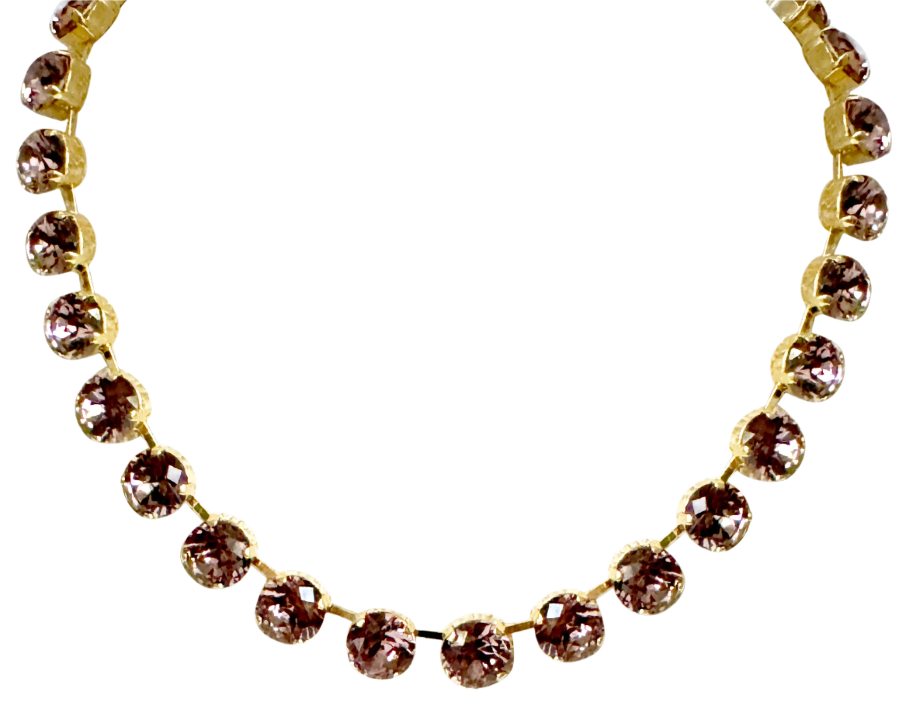 Daphne Lavender Crystal Riviera Necklace