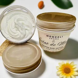 Monceli  Aroma Whipped Body Butter - Honey, Vanilla & Almond - 4oz