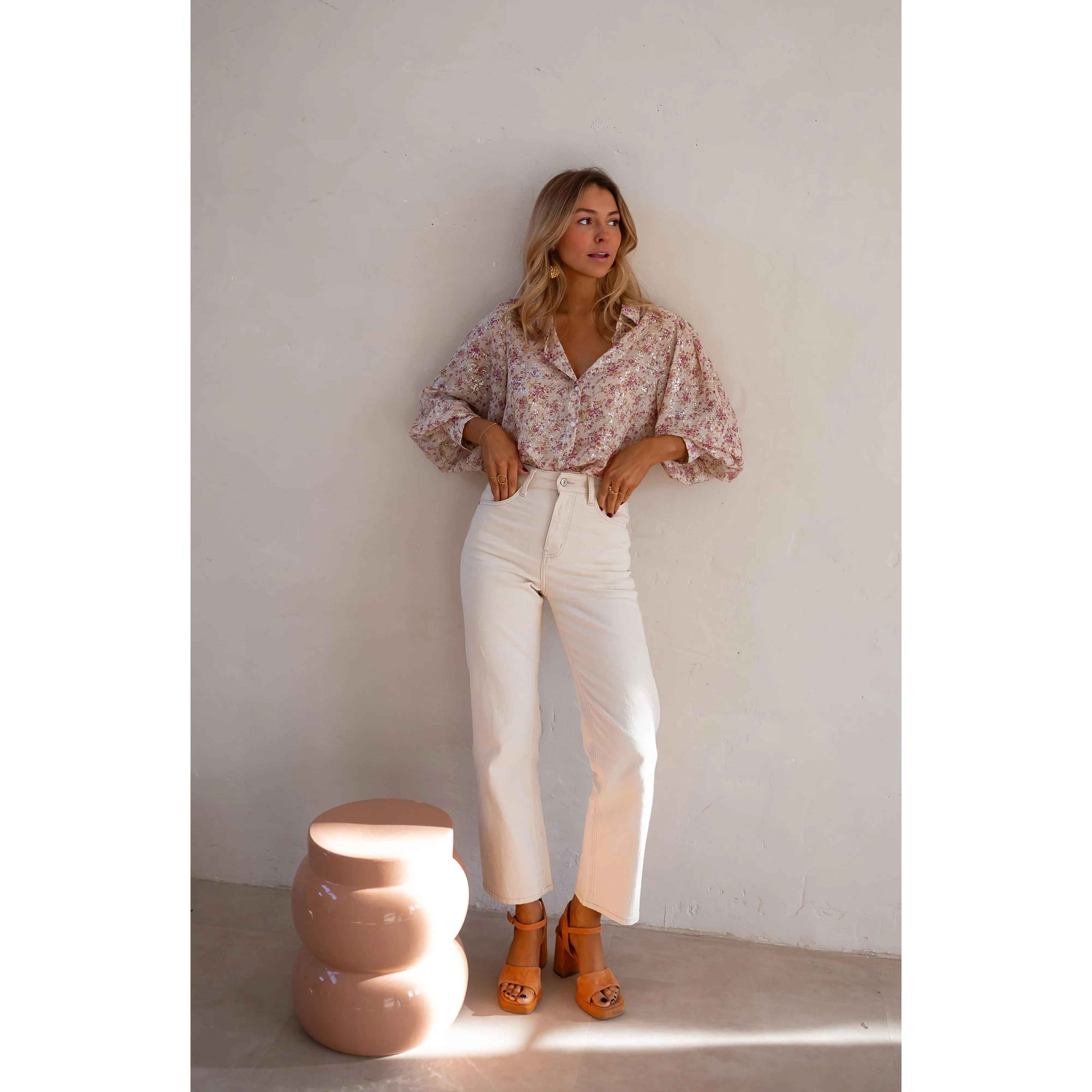Beige Solan Jeans