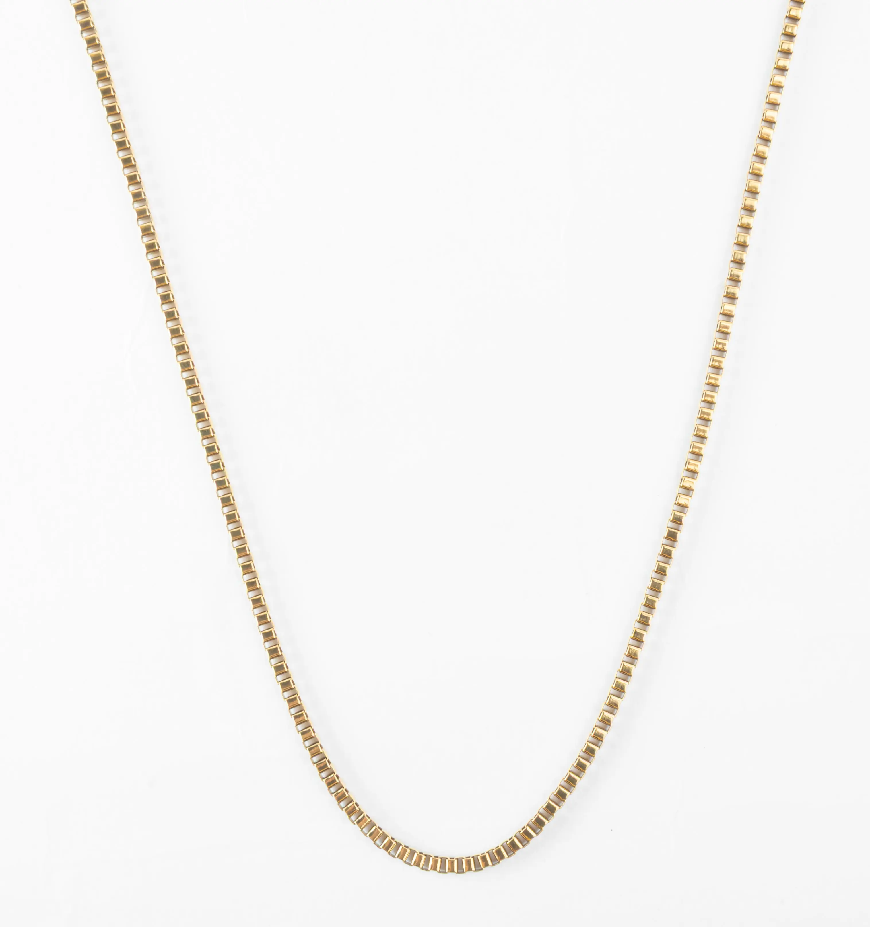 Box Chain (Gold) 3MM - 21.5 Inches