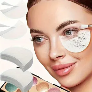 150/100/50pcs Eyeliner Eye Shadow Protector Pads, Makeup Isolation Stickers for Lash Extensions and Cosmetics Non-Woven Patches to Prevent Smudging - Suitable as a Base Shield with False Lashes & Tools