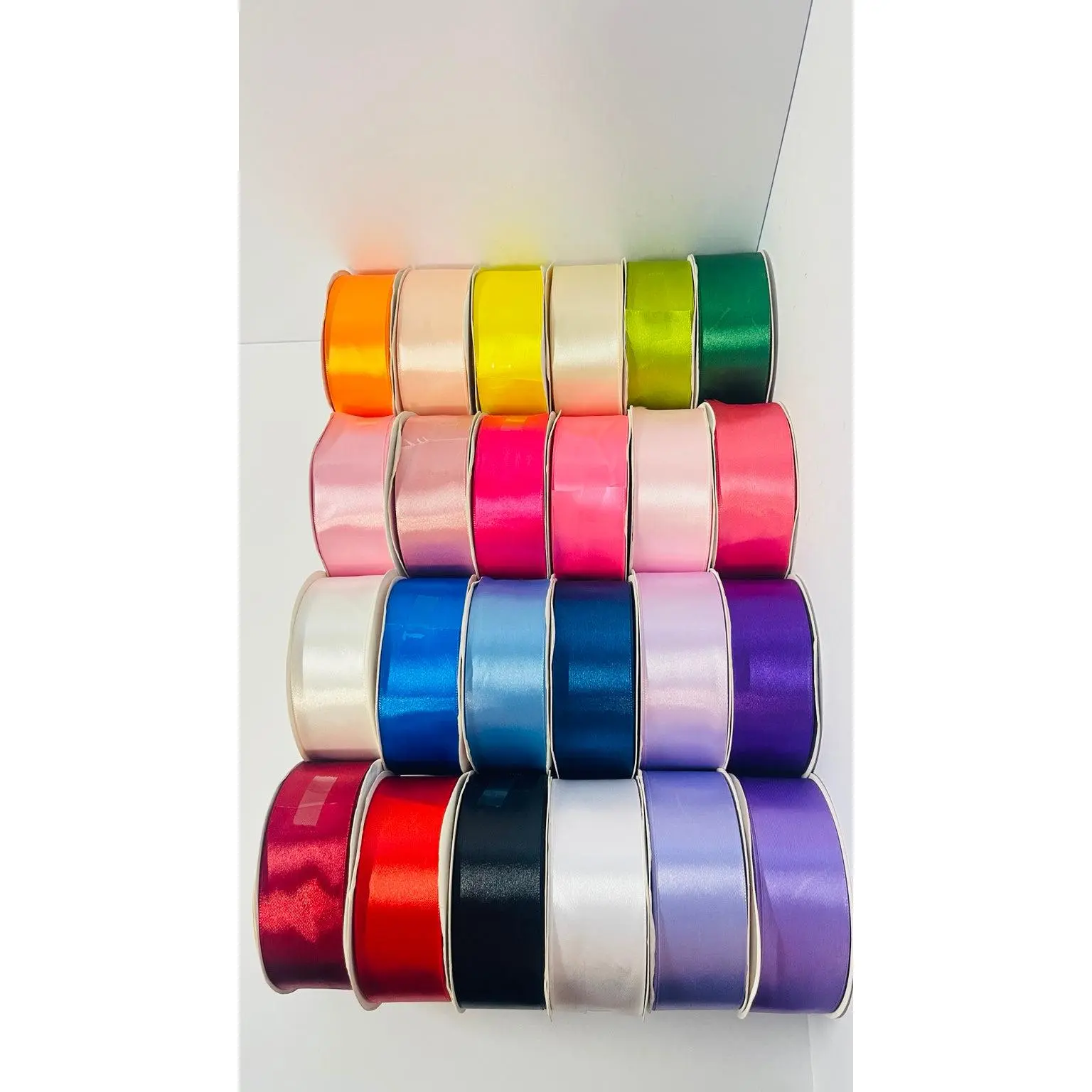 1.5-Inch Single Face Satin Ribbon – 50-Yard Roll