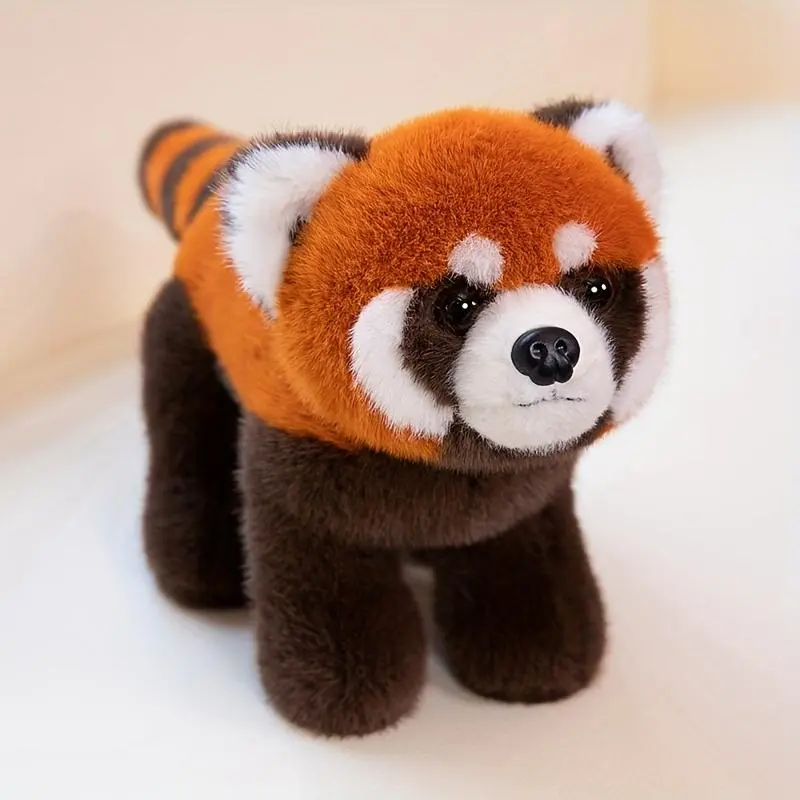 SNUGGLEON Wild Republic Red Panda Plush Stuffed Animal - Soft Cuddly Toy Suitable for Kids, Adorable Realistic Red Panda Figure, Plush Gift for Bedtime & Collectors (Brand Visibility Added)
