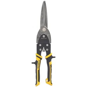 Stanley Fat Max FMHT73561 12 in. FatMax Long Cut Snips, Yellow & Black