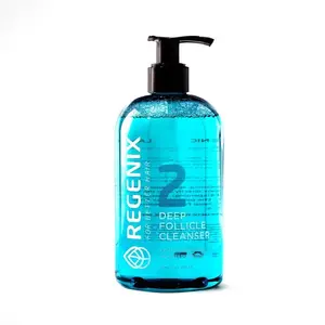 Regenix Deep Follicle Cleanser - #2 in Starter Kit, No Harsh Chemicals, pH Balanced, Hypoallergenic, Free of SLS, Sulfates, Parabens, Dyes, GMOs