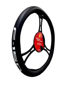 Generic Microfiber Steering Wheel Cover, Anti-Slip PU Leather, Universal Fit for Cars, Trucks, SUVs, ALL Makes with Logo (For Ford F-150)!!