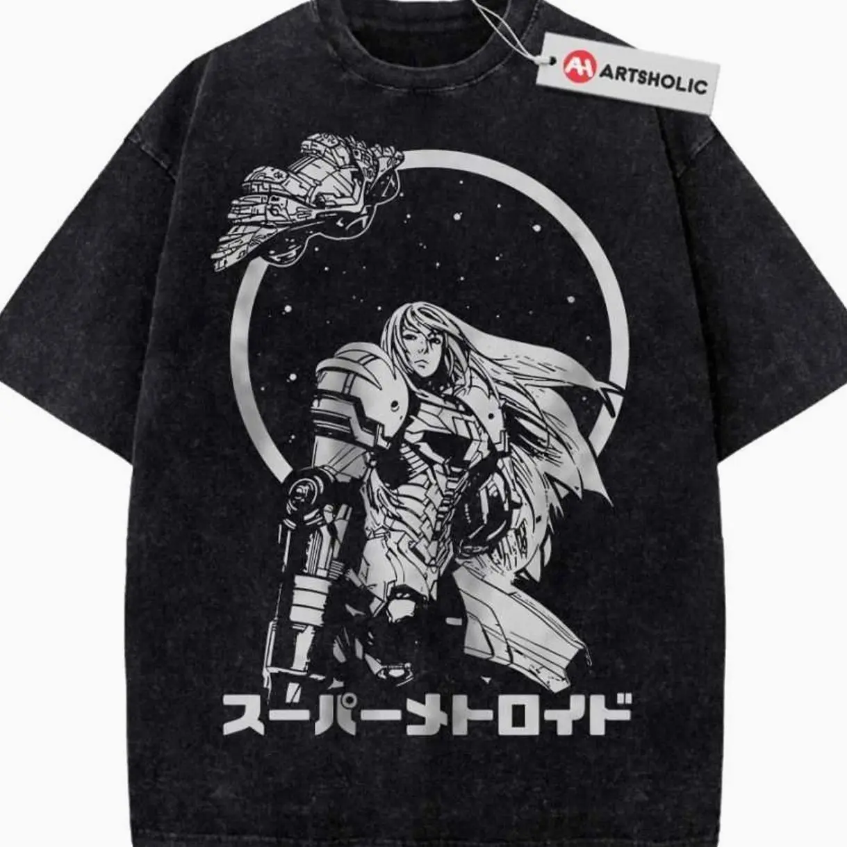 Samus Aran Shirt, Metroid Shirt, Game Shirt, Vintage Tee , Graphic Tee, Unisex Fashion, Full Color, Full Size, For Men, For Women