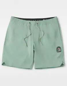 VISSLA Solid Sets Ecolastic Mens 17.5" Volley Shorts