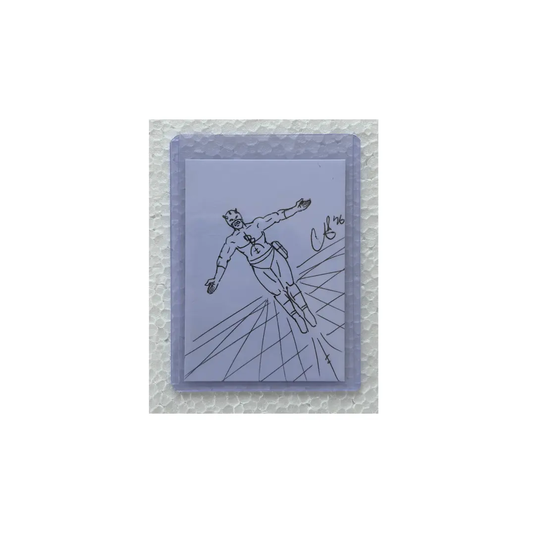 (NEW!) 2026 MVL. 1/1 Original Artwork Sketch Card autographed by Calahan Merten - Collectible Trading Card (Limited Edition Insert) - TCG