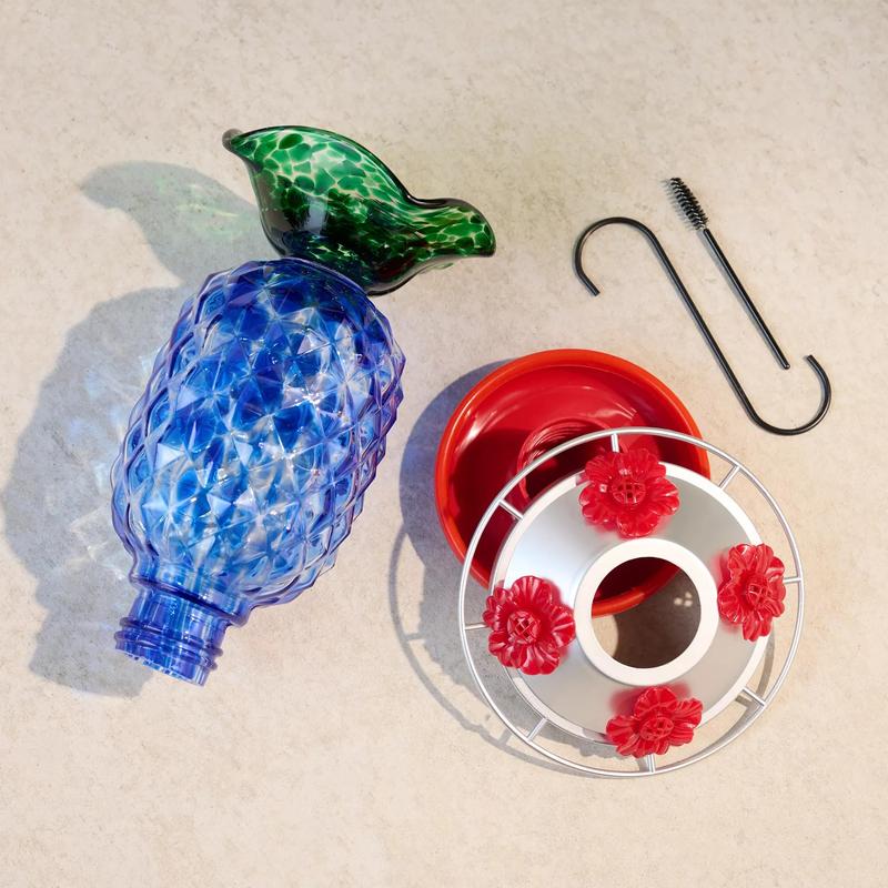 Ultimate Innovations Hummingbird Feeder w/ Moat and Bee Guards