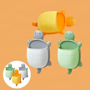 3 Pack Wall Mount Remote Control Holder, TV Air Conditioner Remote Control Storage Box Organizer, Self Adhesive Toothbrush Storage Box, Floating Bathroom Toothbrush and Toothpaste Holder