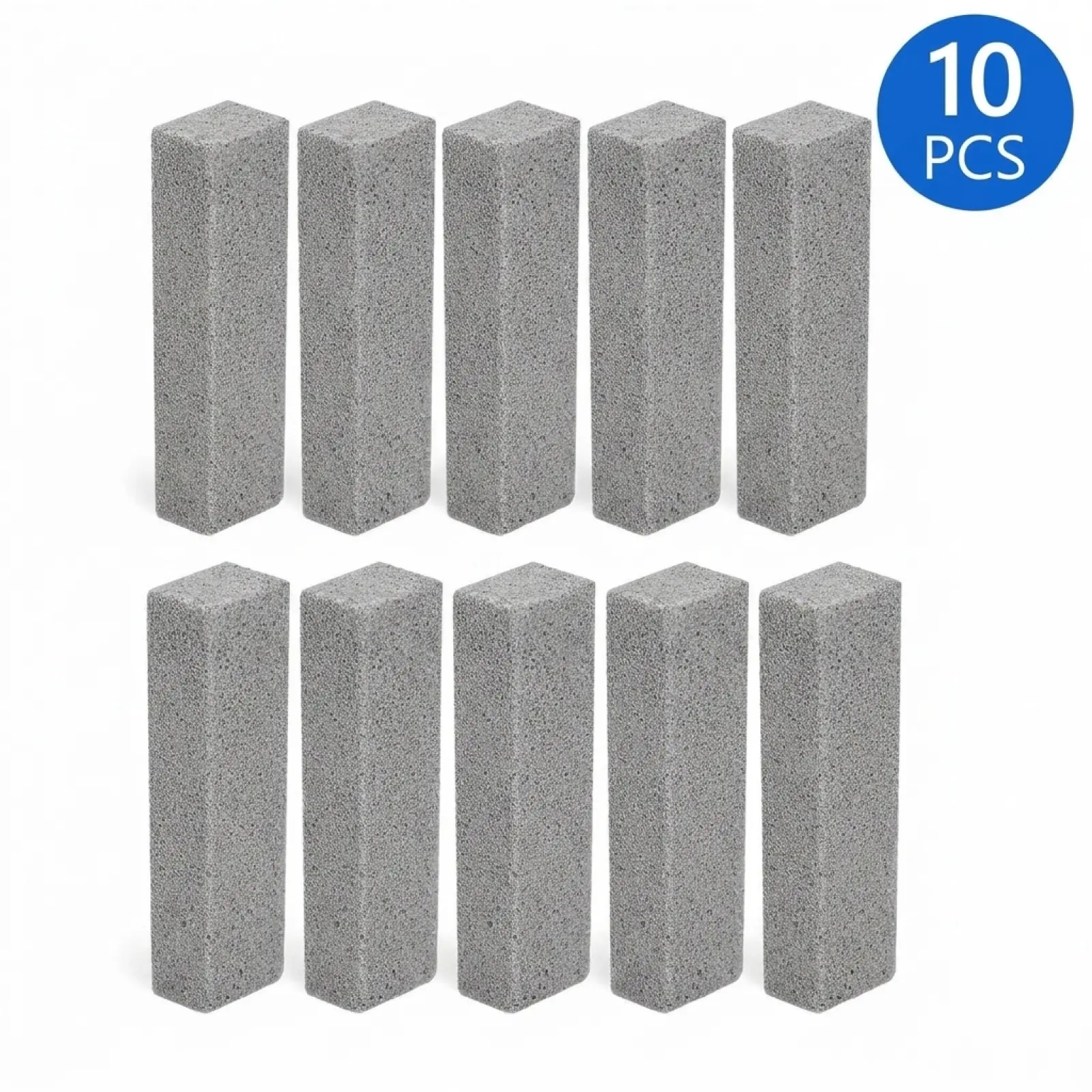 10/20 Pack Natural Pumice Scrub Stones, 5.9 x 1.4 x 0.9 Inch Durable Cleaning Blocks, Ideal Wear-Resistant Tools for Kitchen Toilet & Pool Maintenance