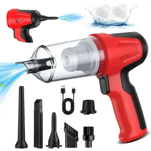 Vacuum Portable Cordless, 4 in 1 Mini Vacuum Cleaner Hight Power, 12000Pa  Suction, Air Duster, Dual Filter,Adjustable Small Vaccum Portable Cordless for , , Pet, Office