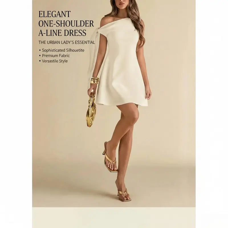 Asymmetrical Dress - TikTok Shop