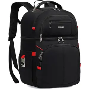 Insulated Cooler Backpack,Double Deck Leakproof Cooler Bag,Insulated Backpack Cooler Lunch Backpack for Men Women 2025