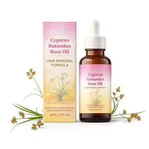 Cyperus Rotundus Oil Serum Roll-On, NaturalCyprus Cypress Oil for Hair Removal, HairGrowth Inhibitor to Reduce Unwanted Body Hair,Soothes & Smooths Skin