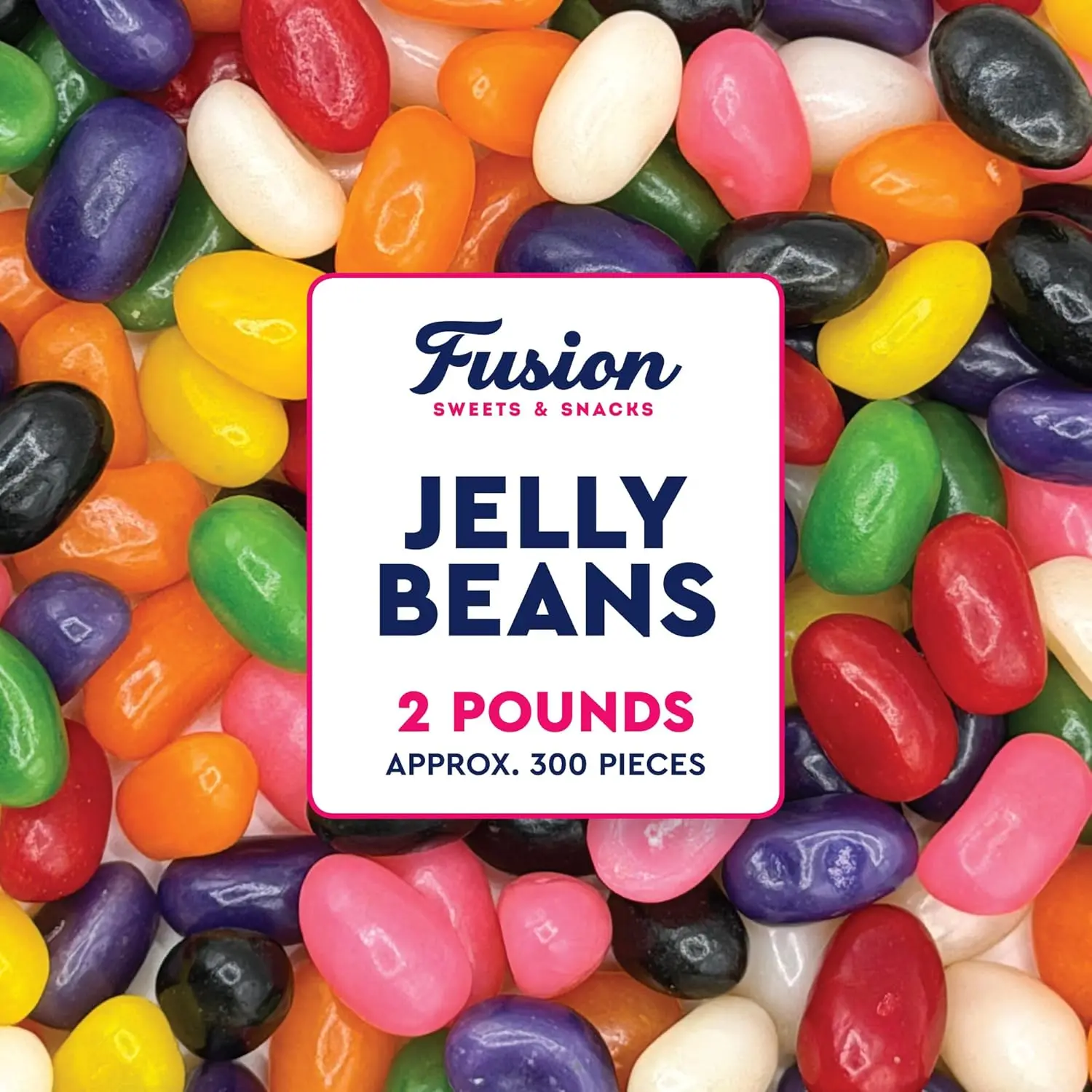 Jelly Beans Bulk 2 Pounds, Assorted Fruit Flavors Classic Candy, Colorful Party Treats, Event Favor Bags, Jellybeans Candy for Easter, Holidays & Celebrations
