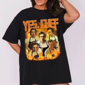 Vintage Yes Chef Jeremy Allen Shirt, The Bear 2023 Homage Shirt, Carmen Berzatto Shirt, Gift For Fans, Trending Shirt, Retro Bootleg Shirt