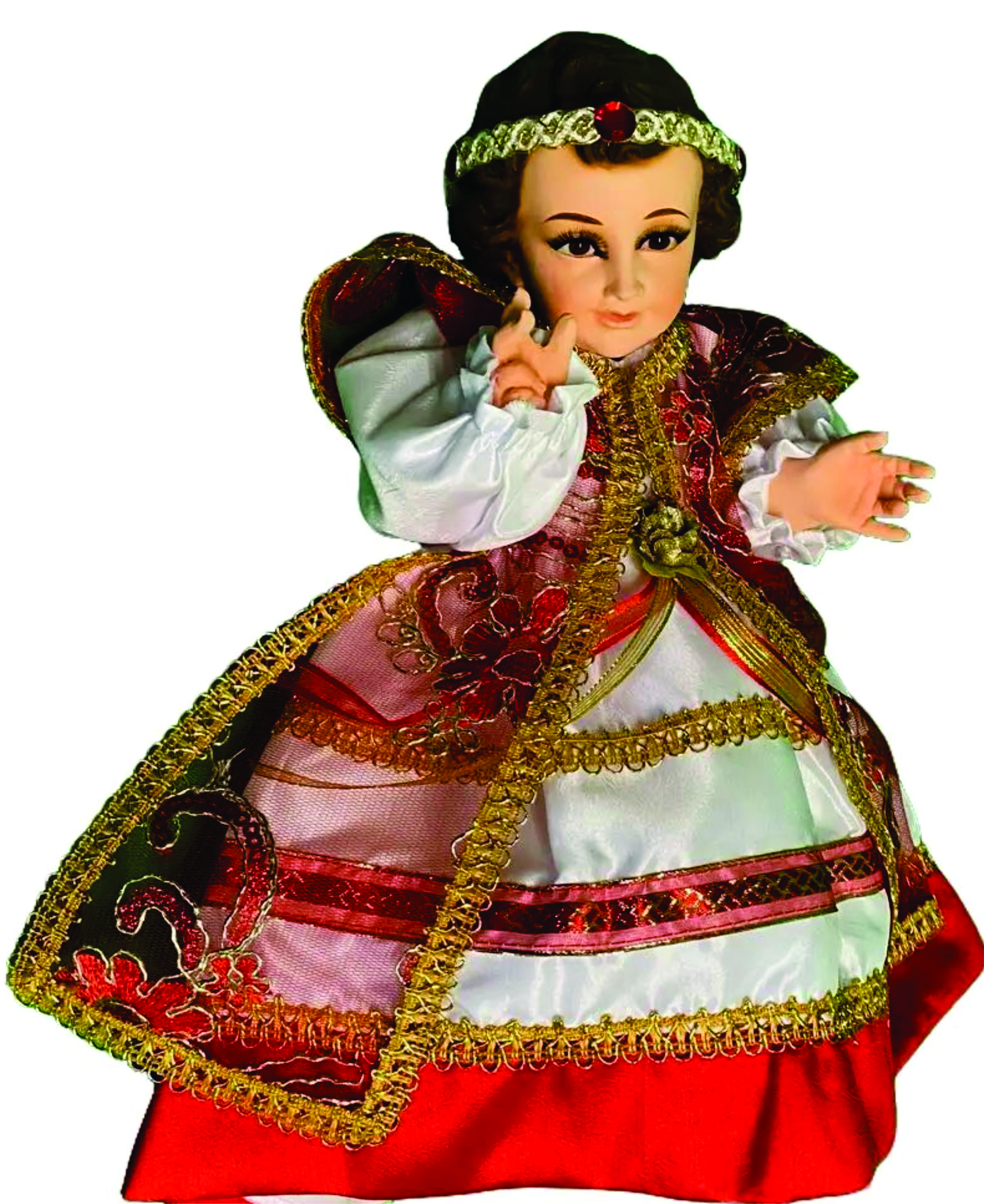 SAGRADO CORAZON 2026 Baby Jesus Outfit Handmade Nino Dios Traje Bebé with Accessories Perfect for Christmas Nativity Catholic Gift
