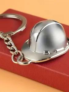 Mini Safety Helmet Keychain, Realistic Design, Perfect Gift Accessory, Durable & Stylish, Ideal for Keys & Bags, Enhance Your Style