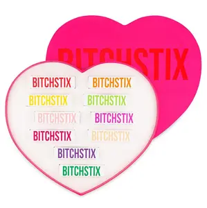 Organic Lip Balm Gift Set - 10 Certified Organic Balms in Heart-Shaped Box - Nourishing with Essential Oils & Organic Ingredients - Perfect for Gifting or Self-Care