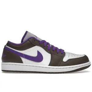Jordan Men's 1 Low Purple Mocha Basketball Shoes, from StockX