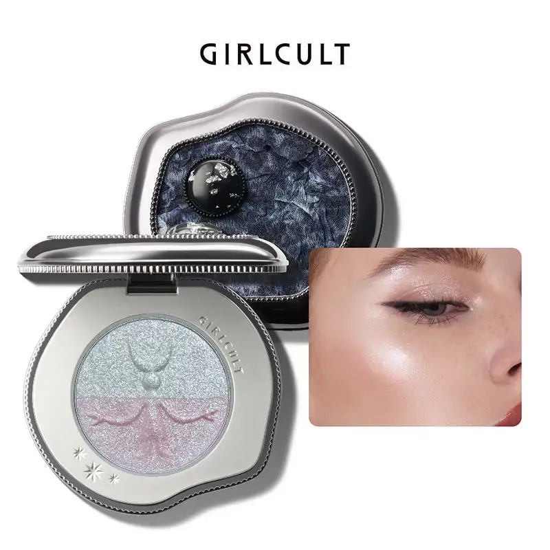 Girlcult Emotional blush highlights Palette Cosmetics Glam Glow Rose Pink Flawless Makeup