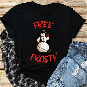 Free Frosty Christmas with the Krank T-Shirt