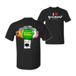 BuzzBallz Coquette T-Shirt – Funny Drinking Graphic Tee with Doodlebob & BuzzBallz Cans