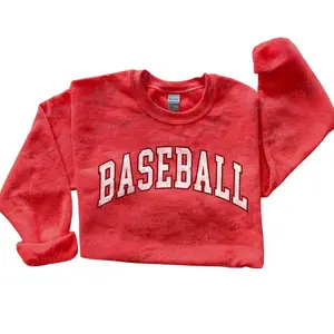 Retro Baseball Sweatshirt, Baseball Game Day Sweater, Baseball Lover Gift, Sports Mom Gift, Game Day, Full Size, Soft Cotton