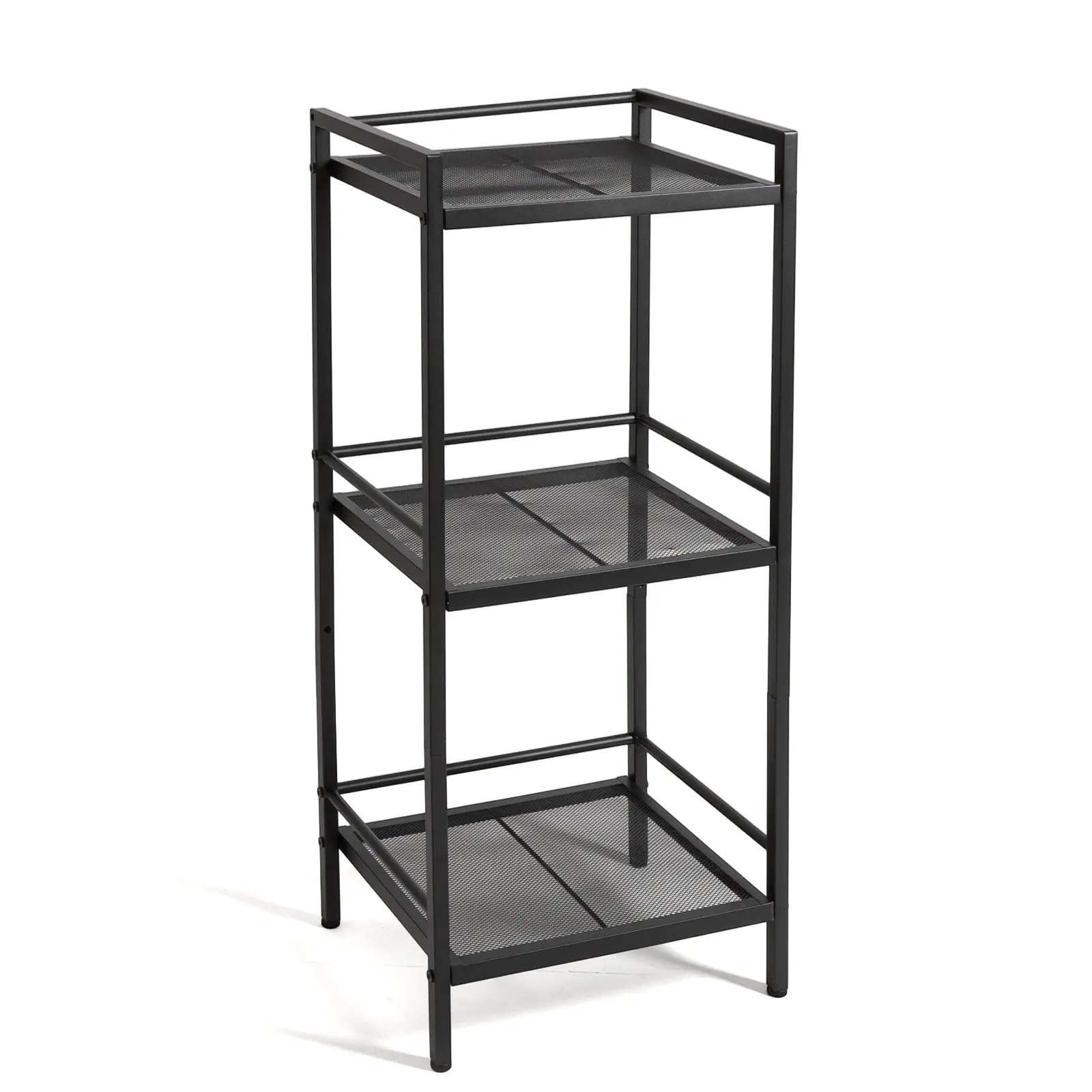 🖤 Small space? No problem. 3-tier slim metal shelf – perfect for bathroom, kitchen, or plant display. Link in bio!