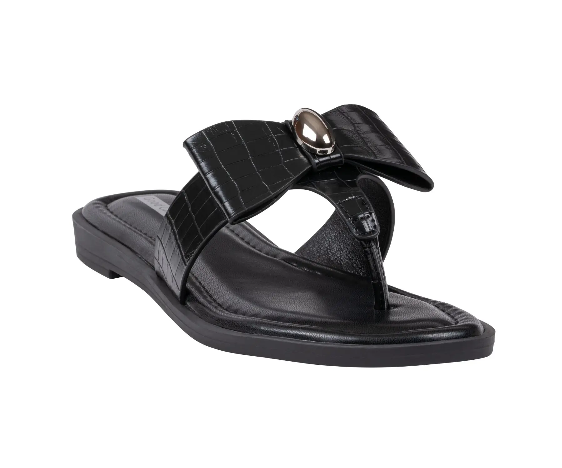 Women's Alba Black Flat Sandals