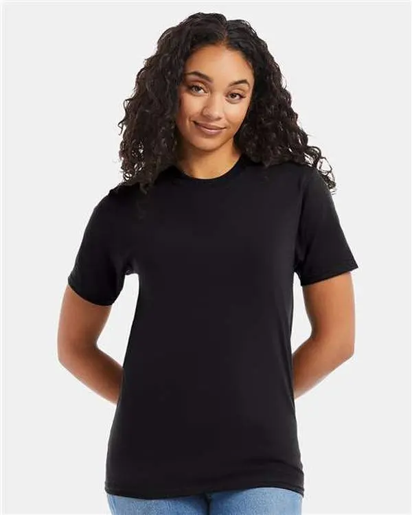 Custom Embroidered - Hanes - Unisex Beefy-T® T-Shirt - Black - 5180