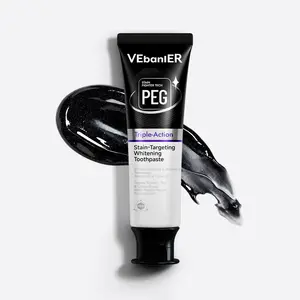 VEbanlER Stain-Targeting Triple-Action Non Fluoride Whitening Toothpaste Formula for Fresh Breath & Brighter Smile teeth Brightening