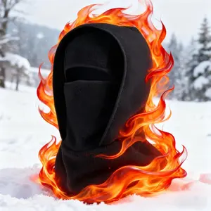 Windproof Beanie Polar Fleece Balaclava Hood Face Mask For Cycling Skiing Fishing Outdoor Activity Construction Sites Farms And Training Stay Warm And Protected Party Hat Unisex Waterproof Two Layer Design