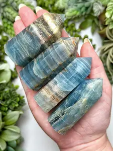 Blue Onyx Points - Throat Chakra - Intuitively Selected