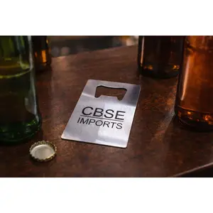 Custom Engraved Stainless Steel Credit Card Bottle Opener, Kitchen Utensils, Compact Kitchen Bottle Openers