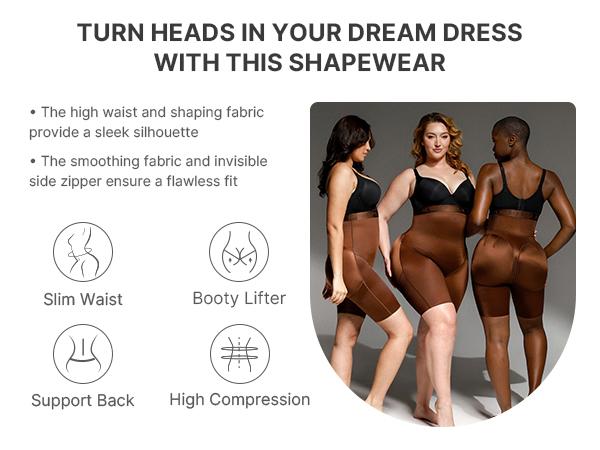 Shapellx AirSlim Brand Logo Shaping High-Rise Shorts Tummy Tucking Butt Lift Comfort Shapewear Basic Fajas Colombianas Womenswear