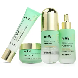 Fortify Essentials Skin Care Kit - Eye Cream, Facial Moisturizer, Facial Mist, Facial Serum - Clean Beauty, Made in Korea, Moisturizing Formula Comfort Hydrate