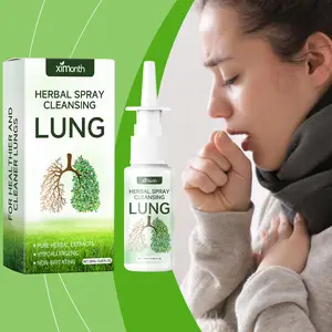 Herbal Spray Cleansing Lung - Pure Extracts for Nasal & Lung Health. Non-Irritating Formula for Runny Nose Discomfort Relief.