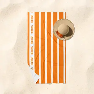 Swaddle and Nest, Personalized Beach Towel for Kids, Striped Beach Towel, Custom Beach Beach Towel, Custom Beach Towel with Name, Kids Towels,  Vacation Towels, Pool Towels for Kids, Personalized Beach Towels Party Favor, Cotton Beach Towel