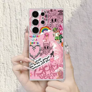 Phone Case: A Colombian Trendy "Cartoon Graffiti Singer" Karol Pattern with Long-lasting Durability | Glossy Anti-slip | Shockproof and Drop-resistant For SamSung S26 S25 S24 S23 S22 S21Ultra Plus - UV Printed