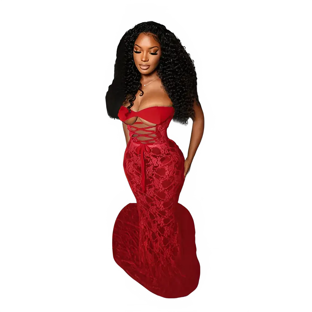 Lace Maxi Dress - Sexy & Stunning Look - TikTok Shop Lace Maxi Dress - Sexy & Stunning Look - TikTok Shop