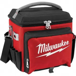 Milwaukee 21.65 Qt Cooler Bag 1680D Ballistic Nylon, Red/Black 48-22-8250
