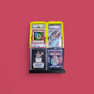 Magnetic Stadium Card Display Expandable TCG Stand for Pokémon Sports Magic Handmade in USA Collectible Trading Card Holder