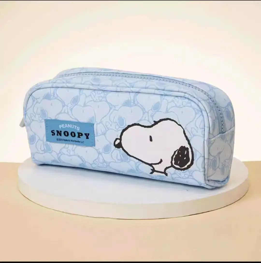 Snoopy Series Blue Small Rectangular Cosmetics Bag - Mini Gifts, Travel Makeup Bags Organizers, Purse Makeup Pouch