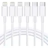 SANPRIO MFi Certified USB-C to Lightning Cables (3Pcs 10FT Typec, iPhone-Compatible), Type-C Power Delivery Fast Charging for iPhone 14,13,12,11,XS,XR,X,8 & iPad