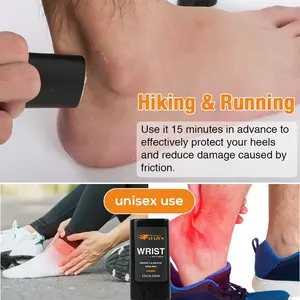 Local Anti-Chafing Ointment, long-lasting friction protection. Ideal for wrists, ankles, body friction areas and high-risk sports. Portable and easy to use anytime.