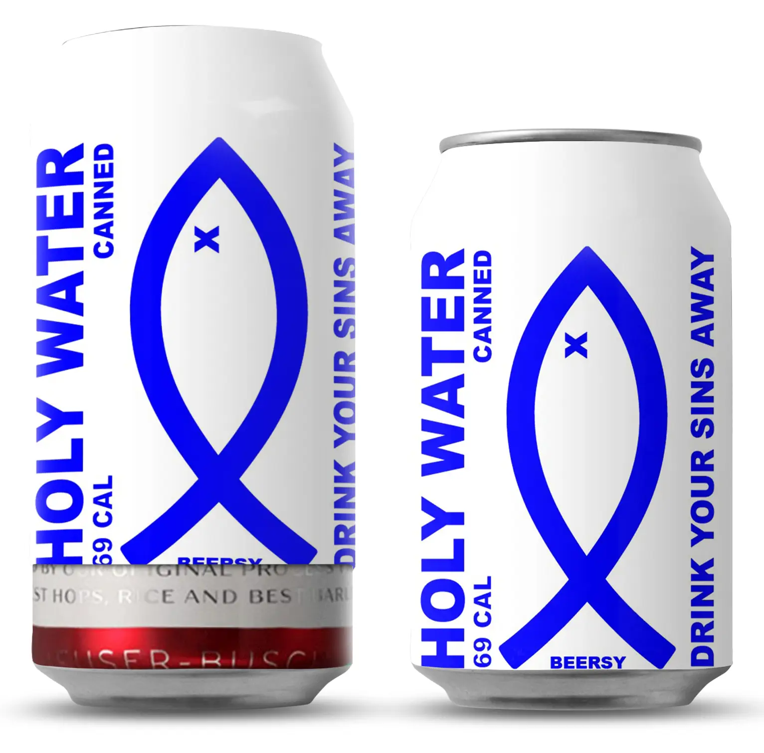 Holy Water Beersy Can Cover (GLOW)